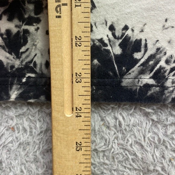 SHEIN Shirt Womens Large Tie-Dye Motorcycle Grunge Everyday Streetwear AOP - Picture 6 of 7